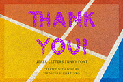 FUNESIS - upper letters font, a Serif Font by CHIMERA (Thumbnail 9 of 9)