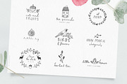 Script Font and Logos - Sage & Pink, a Script Font by pixelcolours (Thumbnail 6 of 17)