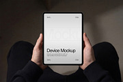 Hand Holding Device Mockup Scene, an iPhone Mockup by RamStudio2 (Thumbnail 3 of 6)