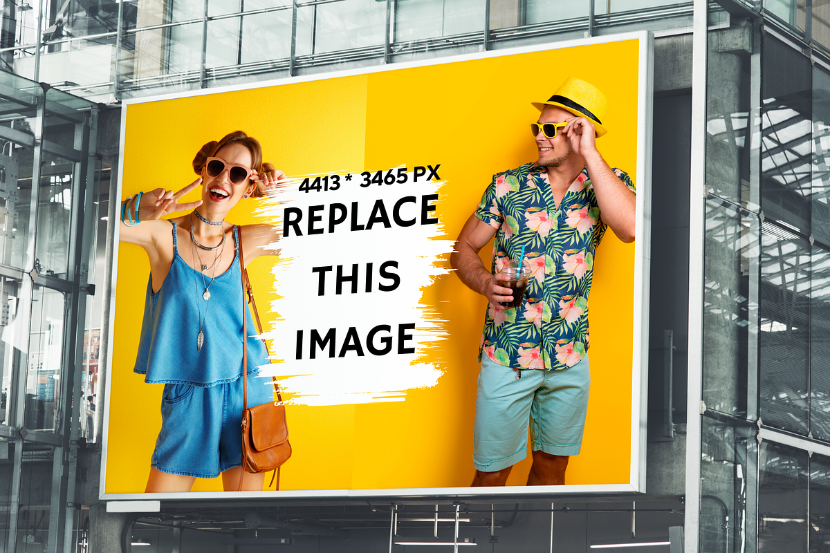 Billboard Mockup Template, an Advertising Mockup by GearShift (Photo 4 of 4)