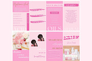 Beauty Instagram Templates Canva, a Social Media Template by Deepa Template Studio (Thumbnail 13 of 19)