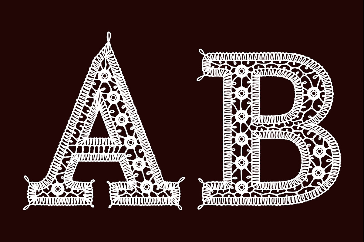 Lace alphabet., an Icon by Ajuga (Photo 2 of 10)