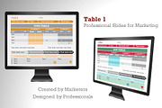 Table 1 PowerPoint Template, a Presentation Template by Yes Presentations (Thumbnail 1 of 20)