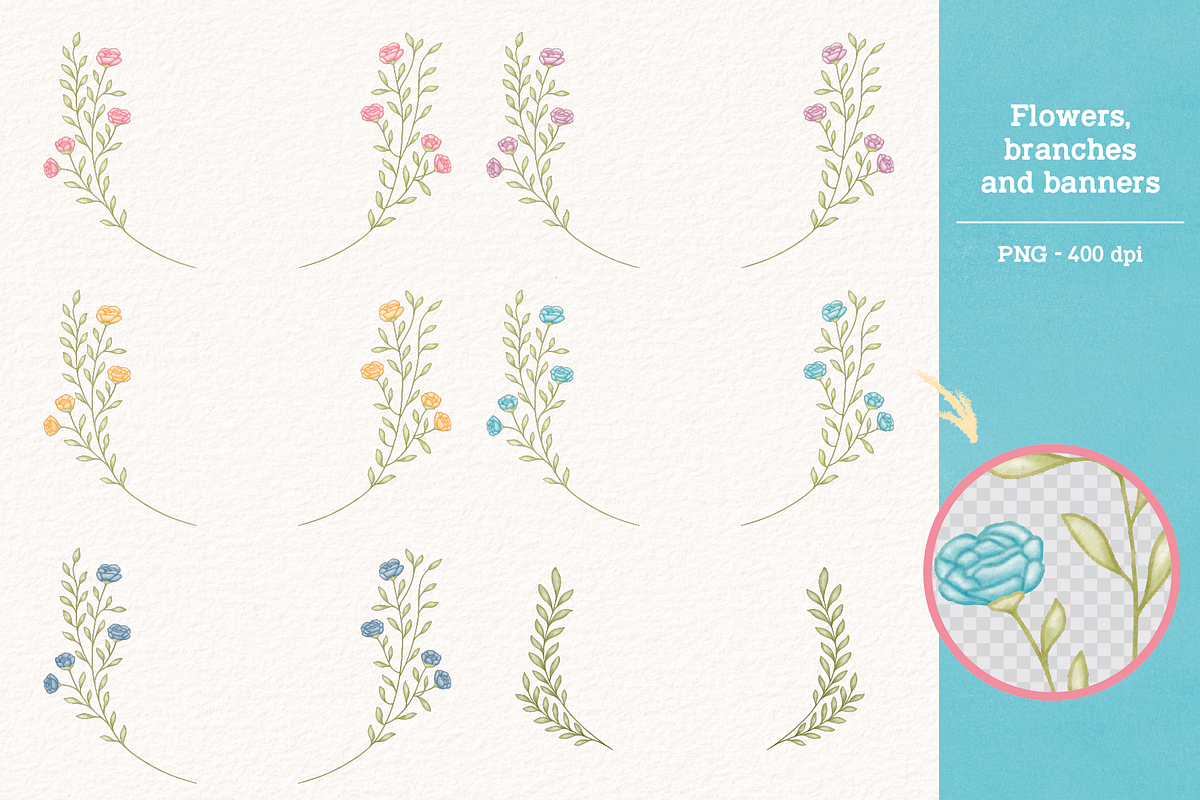 Alphabet - Cliparts Set, an Illustration by Estudio Daiane Barbosa (Photo 6 of 10)