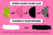 Halftone Mixed Media Collage Kit, an Object Graphic by Le.nart (Thumbnail 5 of 7)