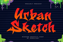 Urban Sketch – Modern Graffiti Font