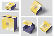 Magnetic Cardboard Box Mockups, a Packaging Mockup by GfxFoundry (Thumbnail 2 of 7)
