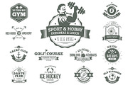 Vintage Sports Insignias, a Branding & Logo Template by Mikko Lemola (Thumbnail 3 of 3)
