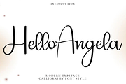 Hello Angela, a Handwritten Font by InermediaSTUDIO (Thumbnail 1 of 8)