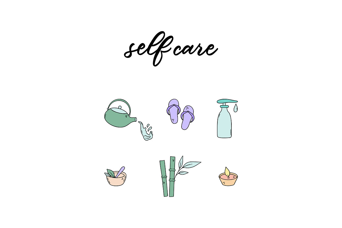 Selfcare and Spa illustration pack., an Outline Icon by Sentimental postman (Photo 5 of 8)