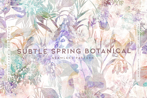 Subtle Spring Botanical