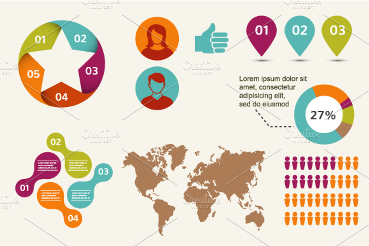 Infographic elements & icons 3, a Finance Illustration by Marish (Photo 3 of 3)