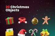 Christmas 3D Icons, an Object 3D Model by Rakata Studio (Thumbnail 6 of 6)