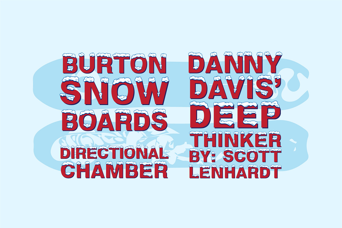 Ice Cold Typeface, a Sans Serif Font by Howlett Design Company (Photo 10 of 10)