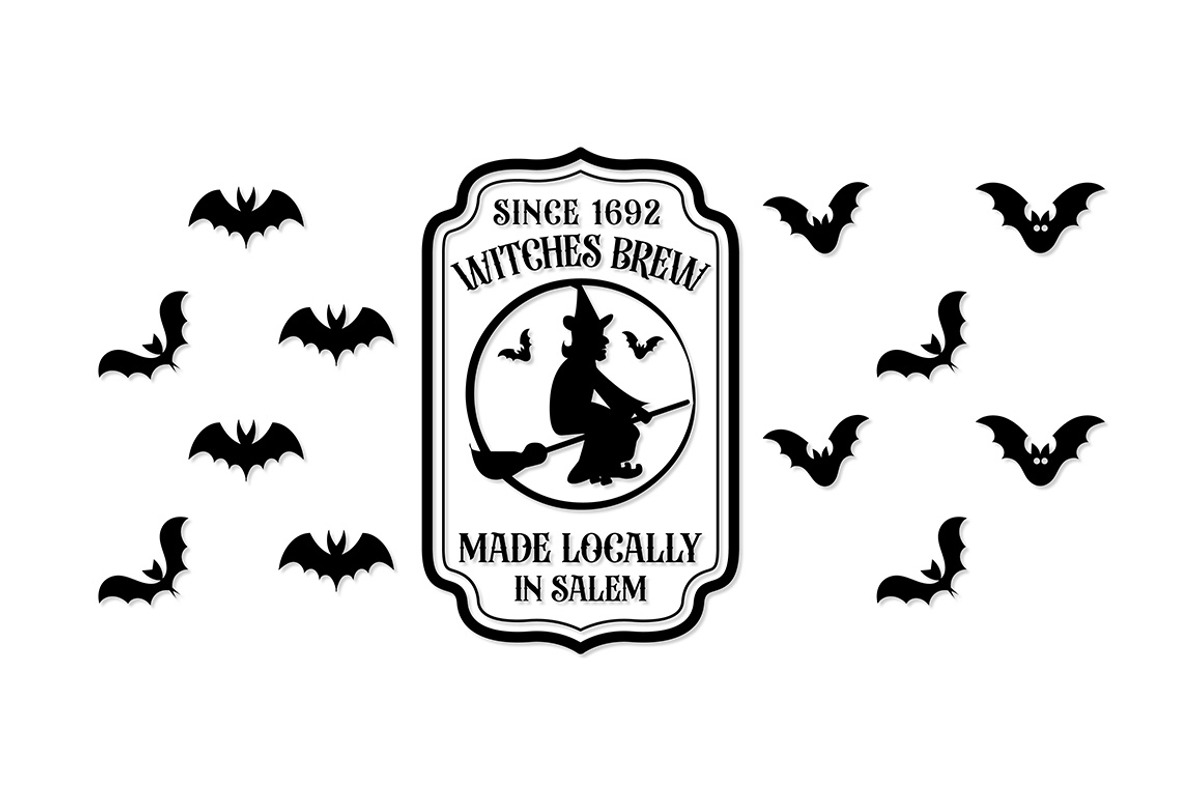 Halloween Can Glass Wrap Bundle, a Pattern Graphic by Etcify (Photo 3 of 4)
