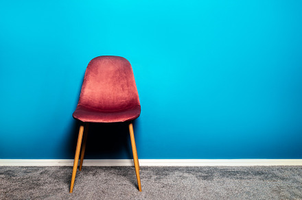 Modern pink velour chair stock photo containing girly and cloth, an Abstract Photo by MAnuta