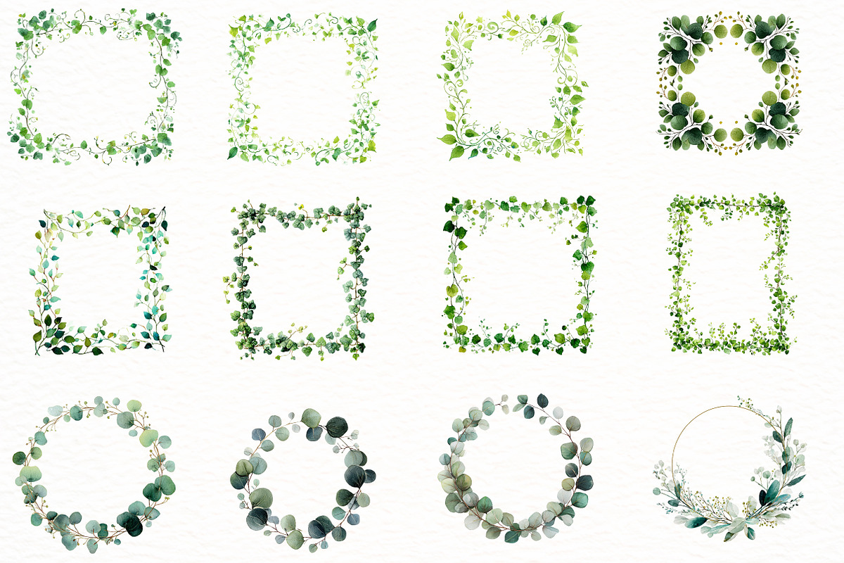 St Patrick Floral Borders Clipart, an Illustration by Designworld (Photo 6 of 6)