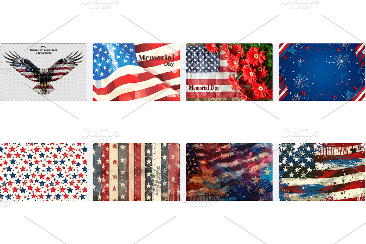 4th of July Patriotic Day Bundle, an Illustration by VetalStock (Photo 3 of 3)