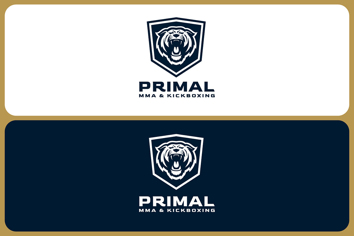 Aggressive Tiger in Shield Logo, a Templates & Theme by Suhandi (Photo 3 of 4)
