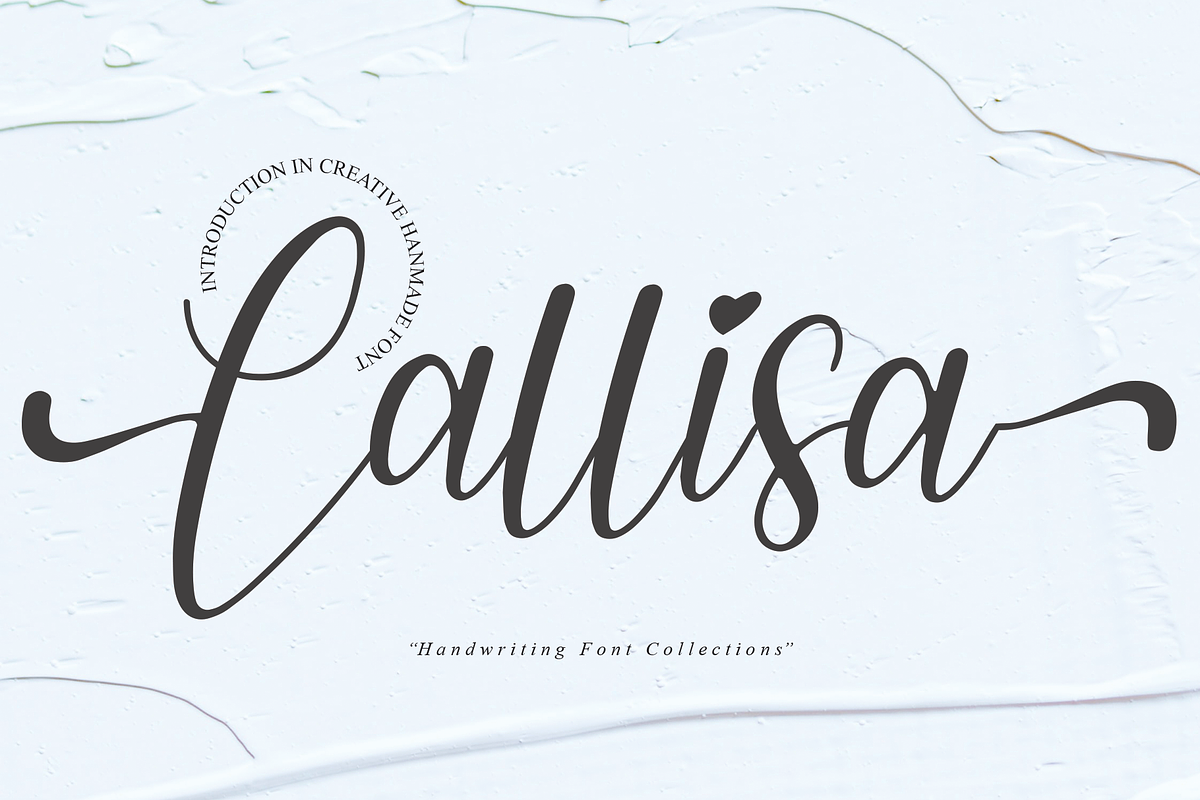 Callisa | Script Font, a Script Font by Scratchones (Photo 1 of 8)