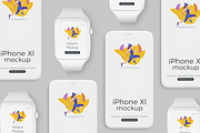 Clay Responsive Devices Mockups, an iPhone Mockup by Mockupdaddy (Thumbnail 25 of 53)