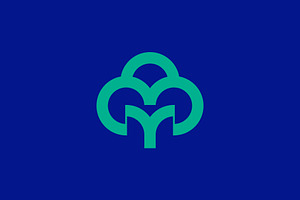 simple letter Y tree logo.