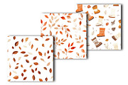Cozy Autumn Days Digital Paper, a Pattern Graphic by OK Design (Thumbnail 2 of 3)