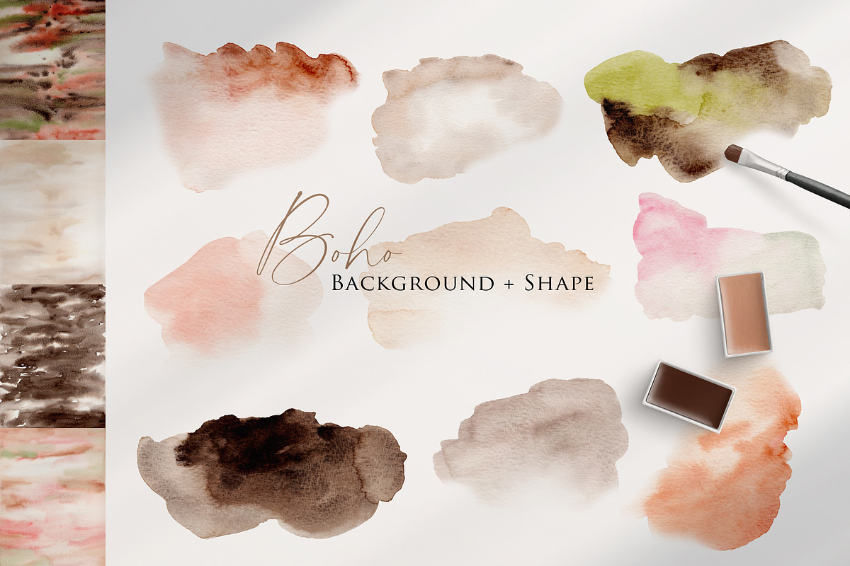 Watercolor Bundle -Beige Collection, an Illustration by Beigetime (Photo 8 of 9)