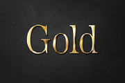 Gold Text & Logo Effect, a Layer Style Add-On by Design Squad (Thumbnail 2 of 4)