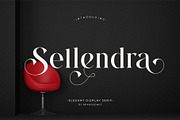Sellendra – Elegant Display Serif, a Serif Font by BrandSemut (Thumbnail 1 of 10)