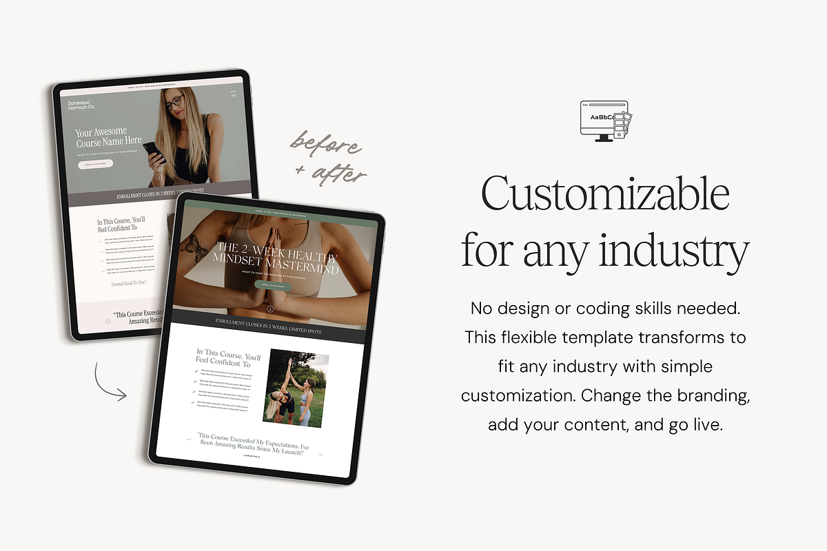 Showit Website Template | Dominique, a Websites & App Template by Create with Danielle (Photo 3 of 5)