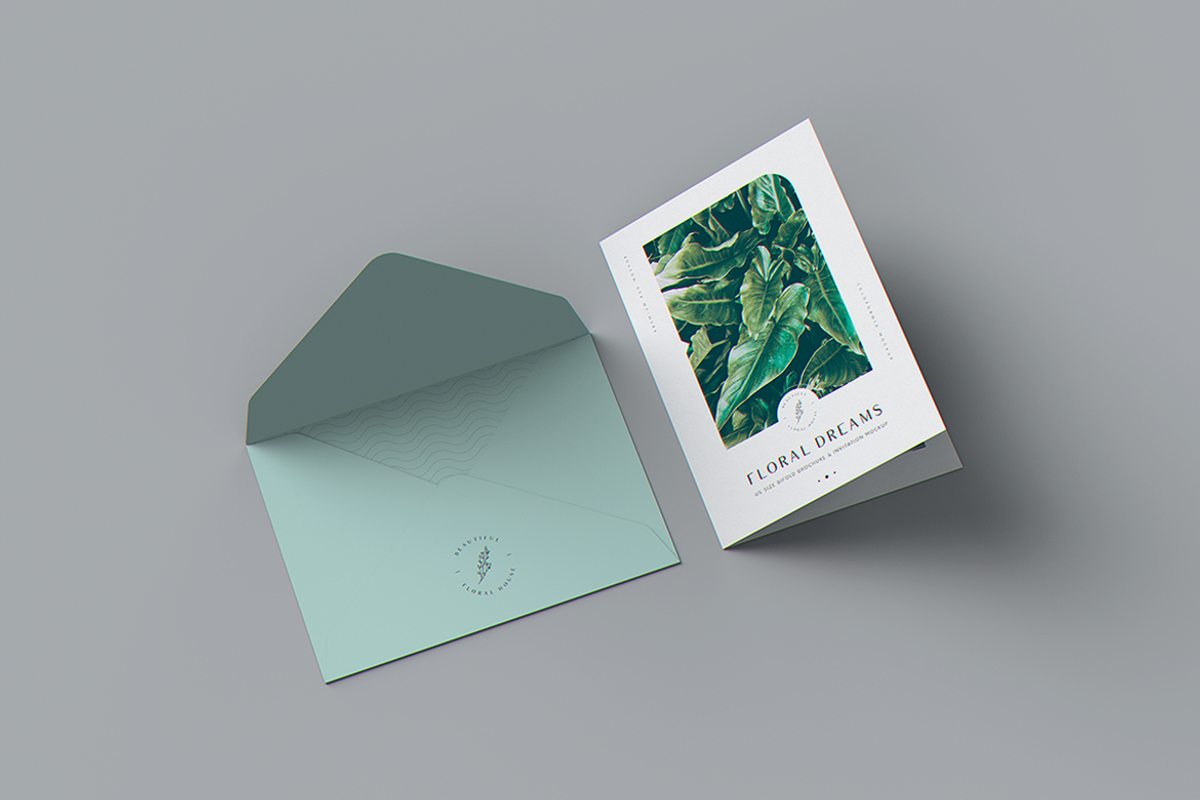 US Size Bifold Brochure MockUp, a Brochure Template by coloformia (Photo 9 of 12)