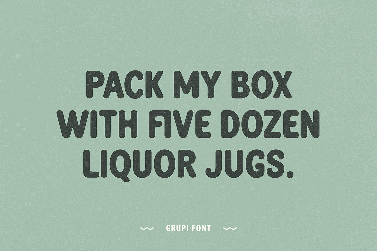Grupi Sans - Basic Rounded Font, a Sans Serif Font by Dikas Studio (Photo 5 of 6)
