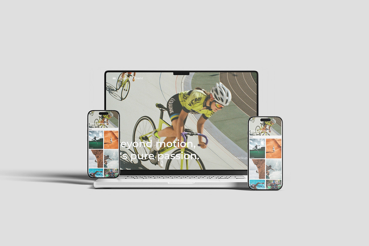 Laptop And Phone Mockup, a Wearable Device Mockup by scribrostudio (Photo 7 of 11)