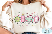 Cute Spa Day Self Care Friends PNG, a Seasonal Illustration by Daily.Designs (Thumbnail 2 of 5)