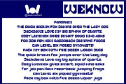 Mnemonic Core font, a Font by weknow (Thumbnail 6 of 8)