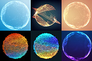 15 Abstract Demolished Spheres, an Object Graphic by GarryKillian (Thumbnail 3 of 4)
