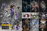 Broken Glass Photo Effect Bundle, an Action Add-On by Photoshop Action (Thumbnail 1 of 25)