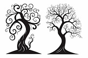 Tree Laser Cut Bundle | Decorative, a Graphic by Designs_River (Thumbnail 5 of 12)