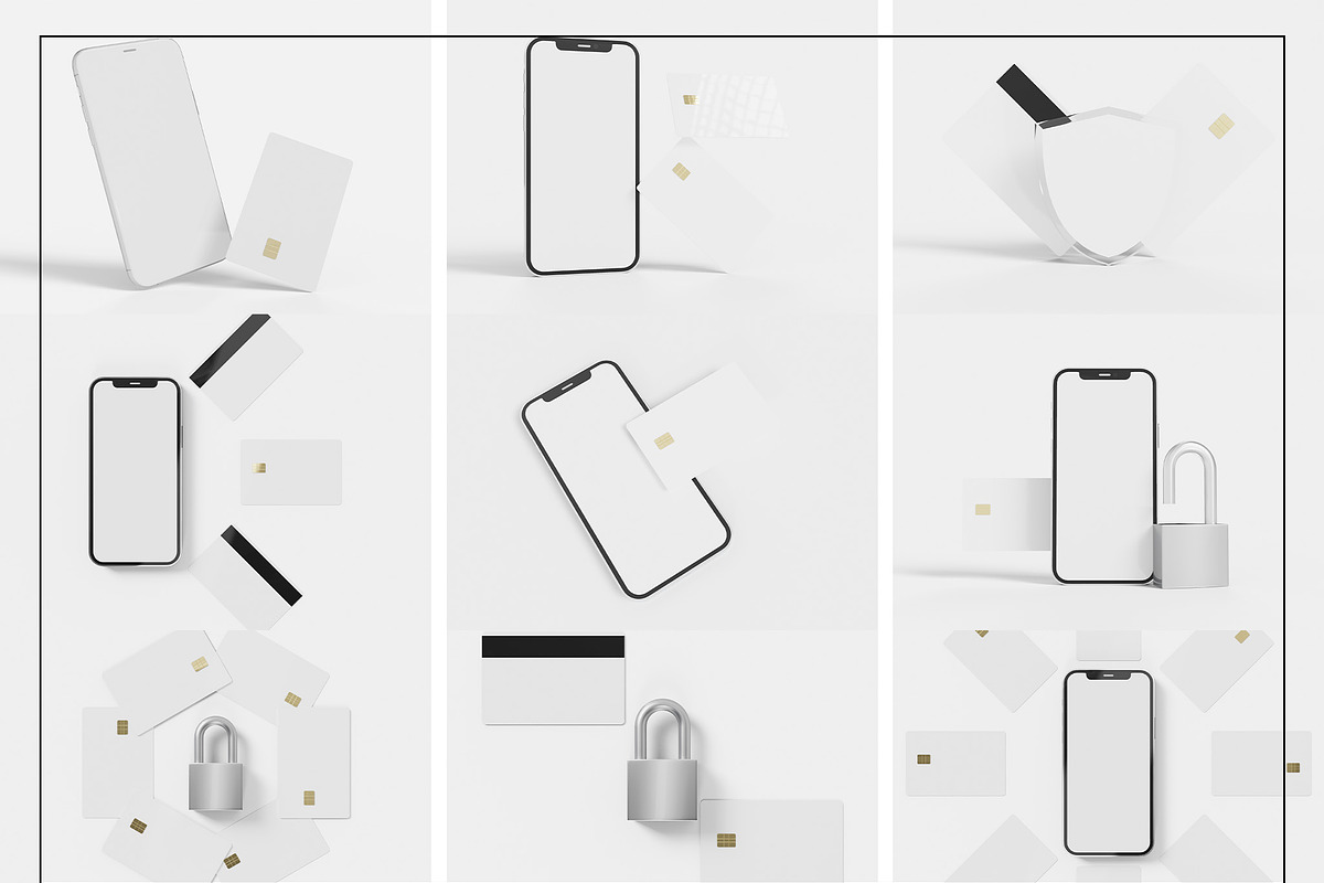Credit Card & Banking App Mockup set, an iPhone Mockup by Mego-studio (Photo 7 of 11)