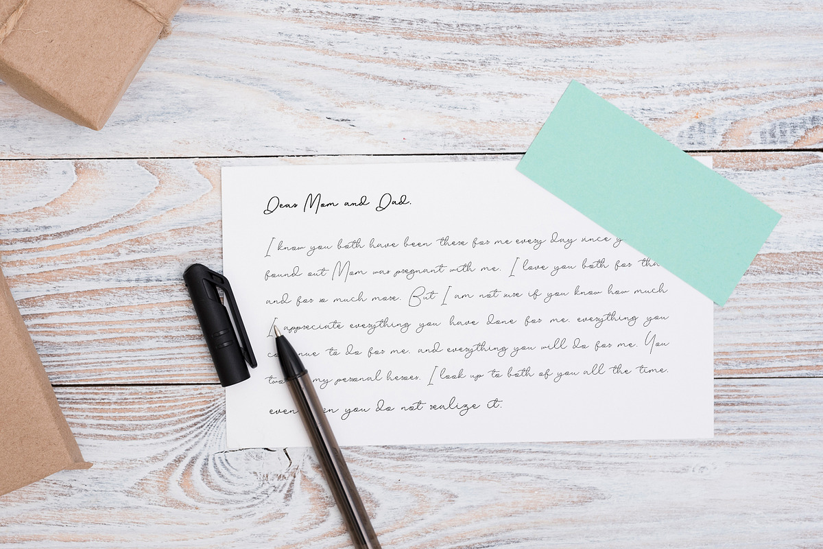 Baltimount Handwritten Font, a Script Font by Analogous (Photo 7 of 7)