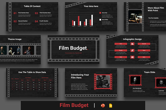 Film Budget Presentation Template