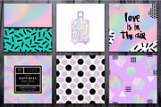 30 Holographic Prints Set, a Decorative Illustration by Olha Kostiuk (Thumbnail 5 of 6)
