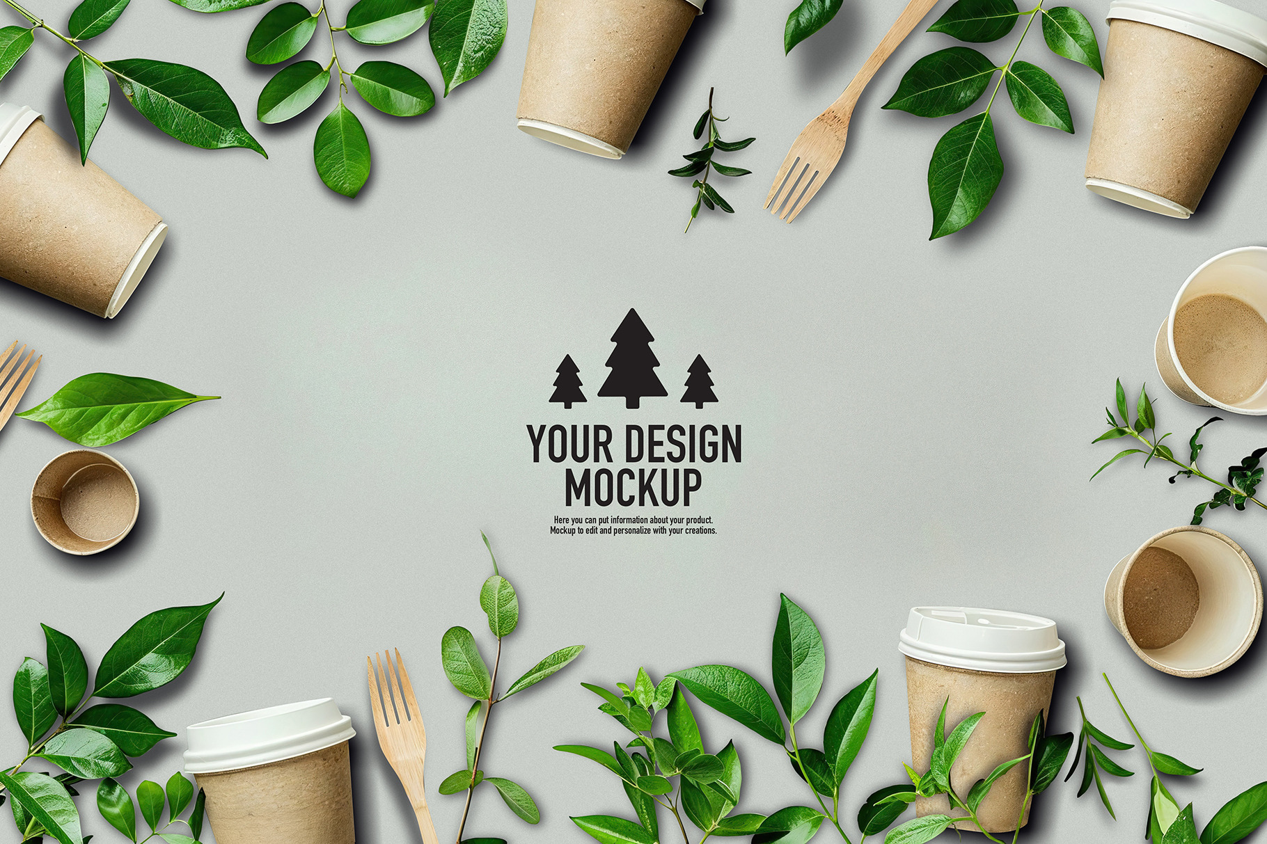 EcoFriendly Brand Mockup by Osorioartist  Creative Market