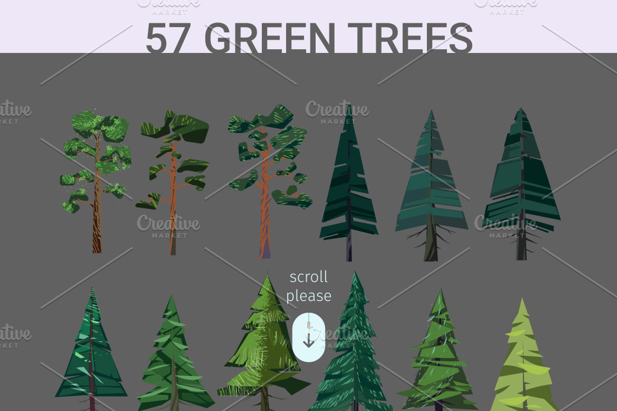 Creative landscape construction kit, an Object Illustration by Digithings (Photo 3 of 10)