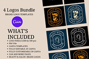 Chic Beauty Logo Templates, a Branding & Logo Template by Mishek Munene (Thumbnail 3 of 8)