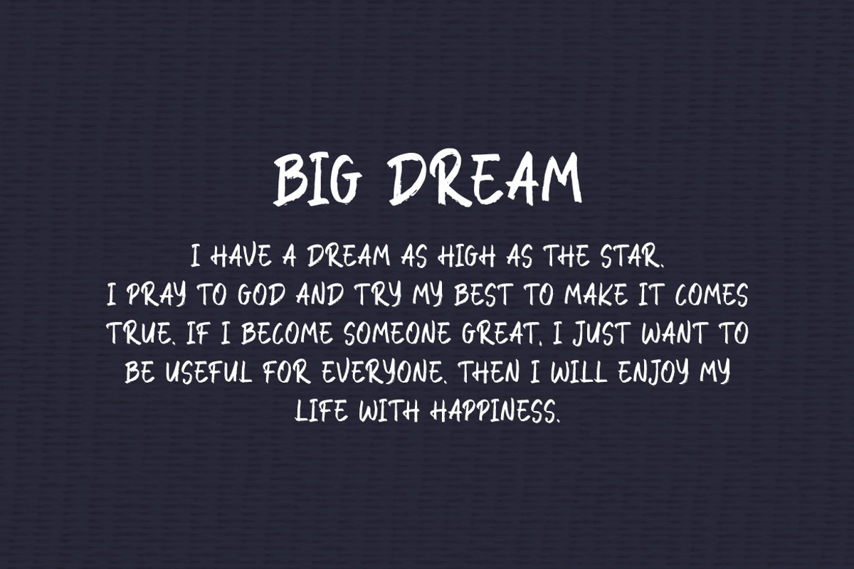 Fisbrush - Brushstroke Display Font, a Font by Mightyfire (Photo 2 of 2)