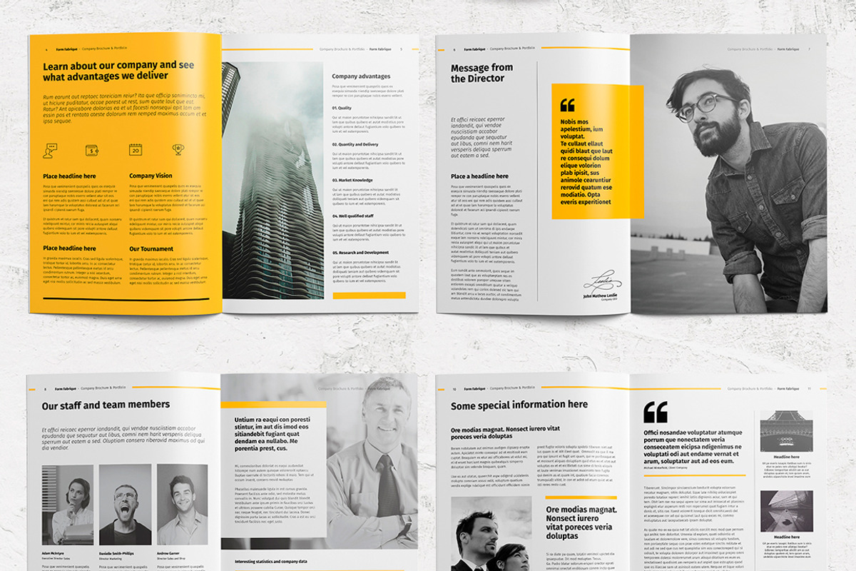 Company Brochure, a Brochure Template by Form Fabrique (Photo 3 of 10)