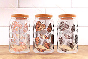 Autumn Leaves Can Glass Wrap 16oz., an Object Graphic by Doodle Cloud Studio (Thumbnail 2 of 12)