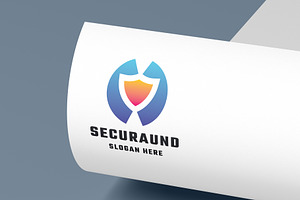 Secure Shield Araund Logo, a Branding & Logo Template by Design_Planet